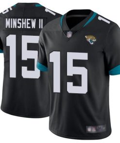 Nike Jacksonville Jaguars #15 Gardner Minshew II Black Team Color Men's Stitched NFL Vapor Untouchable Limited Jersey Men's