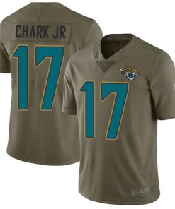 Nike Jacksonville Jaguars #17 DJ Chark Jr Olive Men's Stitched NFL Limited 2017 Salute To Service Jersey Men's