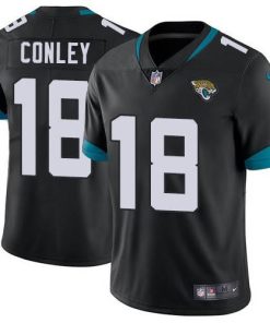 Nike Jacksonville Jaguars #18 Chris Conley Black Team Color Men's Stitched NFL Vapor Untouchable Limited Jersey Men's