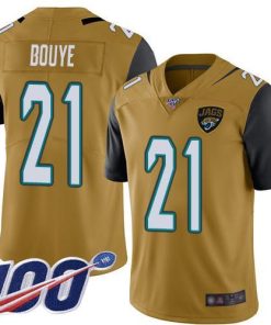 Nike Jacksonville Jaguars #21 A.J. Bouye Gold Men's Stitched NFL Limited Rush 100th Season Jersey Men's