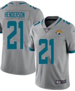 Nike Jacksonville Jaguars #21 C.J. Henderson Silver Men's Stitched NFL Limited Inverted Legend Jersey Men's