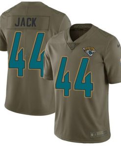 Nike Jacksonville Jaguars #44 Myles Jack Olive Men's Stitched NFL Limited 2017 Salute to Service Jersey Men's
