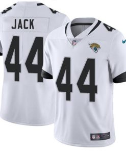 Nike Jacksonville Jaguars #44 Myles Jack White Men's Stitched NFL Vapor Untouchable Limited Jersey Men's