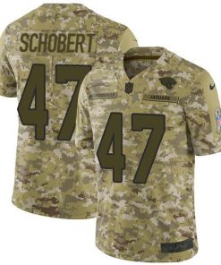 Nike Jacksonville Jaguars #47 Joe Schobert Camo Men's Stitched NFL Limited 2018 Salute To Service Jersey Men's