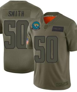 Nike Jacksonville Jaguars #50 Telvin Smith Camo Men's Stitched NFL Limited 2019 Salute To Service Jersey Men's