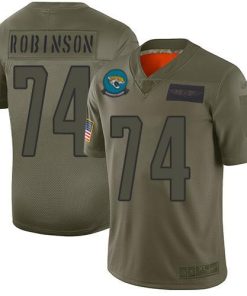 Nike Jacksonville Jaguars #74 Cam Robinson Camo Men's Stitched NFL Limited 2019 Salute To Service Jersey Men's