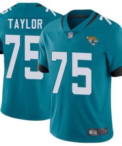 Nike Jacksonville Jaguars #75 Jawaan Taylor Teal Green Alternate Men's Stitched NFL Vapor Untouchable Limited Jersey Men's