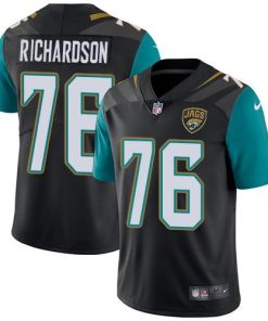 Nike Jacksonville Jaguars #76 Will Richardson Black Team Color Men's Stitched NFL Vapor Untouchable Limited Jersey Men's