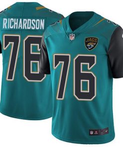 Nike Jacksonville Jaguars #76 Will Richardson Teal Green Alternate Men's Stitched NFL Vapor Untouchable Limited Jersey Men's