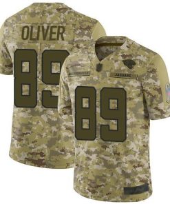 Nike Jacksonville Jaguars #89 Josh Oliver Camo Men's Stitched NFL Limited 2018 Salute To Service Jersey Men's