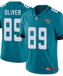 Nike Jacksonville Jaguars #89 Josh Oliver Teal Green Alternate Men's Stitched NFL Vapor Untouchable Limited Jersey Men's