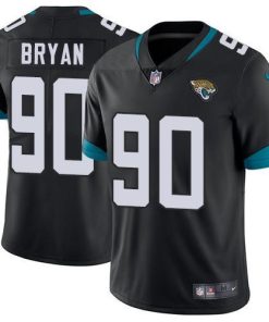 Nike Jacksonville Jaguars #90 Taven Bryan Black Team Color Men's Stitched NFL Vapor Untouchable Limited Jersey Men's