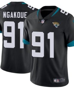 Nike Jacksonville Jaguars #91 Yannick Ngakoue Black Team Color Men's Stitched NFL Vapor Untouchable Limited Jersey Men's