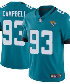 Nike Jacksonville Jaguars #93 Calais Campbell Teal Green Alternate Men's Stitched NFL Vapor Untouchable Limited Jersey Men's