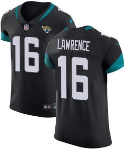 Nike Jaguars #16 Trevor Lawrence Black Team Color Men's Stitched NFL Vapor Untouchable Elite Jersey