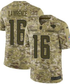 Nike Jaguars #16 Trevor Lawrence Camo Men's Stitched NFL Limited 2018 Salute To Service Jersey