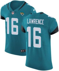 Nike Jaguars #16 Trevor Lawrence Teal Green Alternate Men's Stitched NFL New Elite Jersey