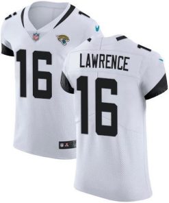 Nike Jaguars #16 Trevor Lawrence White Men's Stitched NFL New Elite Jersey
