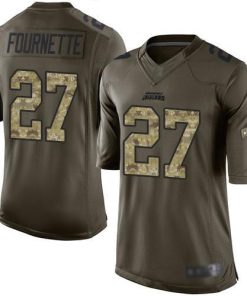 Nike Jaguars #27 Leonard Fournette Green Men's Stitched NFL Limited 2015 Salute To Service Jersey