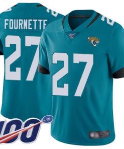 Nike Jaguars #27 Leonard Fournette Teal Green Alternate Men's Stitched NFL 100th Season Vapor Limited Jersey