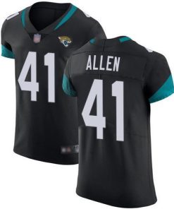 Nike Jaguars #41 Josh Allen Black Team Color Men's Stitched NFL Vapor Untouchable Elite Jersey
