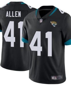 Nike Jaguars #41 Josh Allen Black Team Color Men's Stitched NFL Vapor Untouchable Limited Jersey