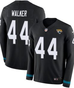 Nike Jaguars #44 Travon Walker Black Team Color Men's Stitched NFL Limited Therma Long Sleeve Jersey
