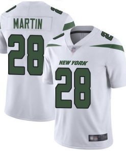 Nike Jets #28 Curtis Martin White Men's Stitched NFL Vapor Untouchable Limited Jersey