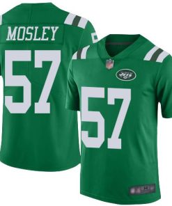 Nike Jets #57 C.J. Mosley Green Men's Stitched NFL Limited Rush Jersey
