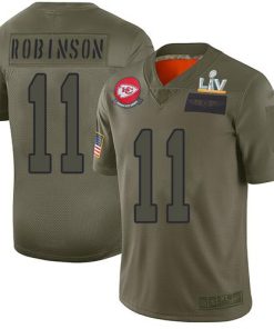 Nike Kansas City Chiefs #11 Demarcus Robinson Camo Men's Super Bowl LV Bound Stitched NFL Limited 2019 Salute To Service Jersey Men's