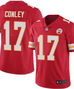 Nike Kansas City Chiefs #17 Chris Conley Red Team Color Men's Stitched NFL Vapor Untouchable Limited Jersey Men's