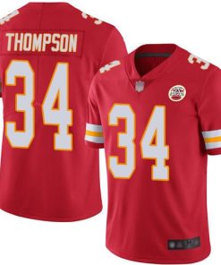 Nike Kansas City Chiefs #34 Darwin Thompson Red Team Color Men's Stitched NFL Vapor Untouchable Limited Jersey Men's