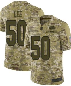 Nike Kansas City Chiefs #50 Darron Lee Camo Men's Stitched NFL Limited 2018 Salute To Service Jersey Men's