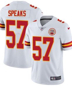 Nike Kansas City Chiefs #57 Breeland Speaks White Men's Stitched NFL Vapor Untouchable Limited Jersey Men's