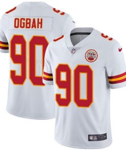 Nike Kansas City Chiefs #90 Emmanuel Ogbah White Men's Stitched NFL Vapor Untouchable Limited Jersey Men's