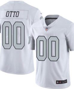 Nike Las Vegas Raiders #00 Jim Otto White Men's Stitched NFL Limited Rush Jersey Men's