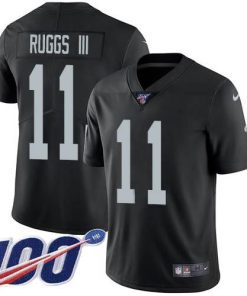 Nike Las Vegas Raiders #11 Henry Ruggs III Black Team Color Men's Stitched NFL 100th Season Vapor Untouchable Limited Jersey Men's