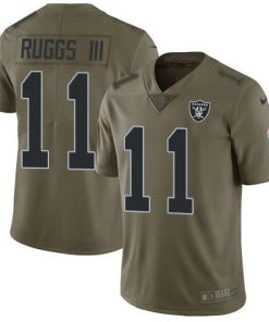 Nike Las Vegas Raiders #11 Henry Ruggs III Olive Men's Stitched NFL Limited 2017 Salute To Service Jersey Men's