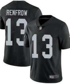 Nike Las Vegas Raiders #13 Hunter Renfrow Black Team Color Men's Stitched NFL Vapor Untouchable Limited Jersey Men's