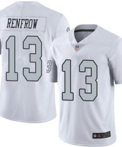 Nike Las Vegas Raiders #13 Hunter Renfrow White Men's Stitched NFL Limited Rush Jersey Men's