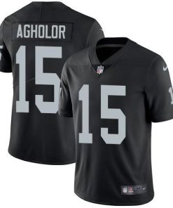 Nike Las Vegas Raiders #15 Nelson Agholor Black Team Color Men's Stitched NFL Vapor Untouchable Limited Jersey Men's