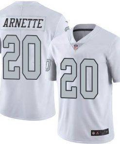 Nike Las Vegas Raiders #20 Damon Arnette White Men's Stitched NFL Limited Rush Jersey Men's