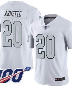 Nike Las Vegas Raiders #20 Damon Arnette White Men's Stitched NFL Limited Rush 100th Season Jersey Men's