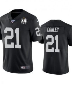 Nike Las Vegas Raiders #21 Gareon Conley Black 60th Anniversary Vapor Limited Stitched NFL 100th Season Jersey Men's