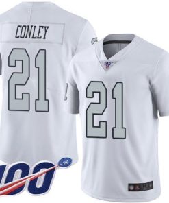 Nike Las Vegas Raiders #21 Gareon Conley White Men's Stitched NFL Limited Rush 100th Season Jersey Men's