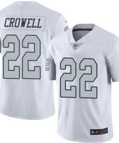 Nike Las Vegas Raiders #22 Isaiah Crowell White Men's Stitched NFL Limited Rush Jersey Men's
