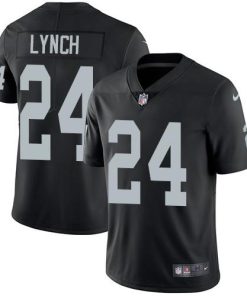 Nike Las Vegas Raiders #24 Marshawn Lynch Black Team Color Men's Stitched NFL Vapor Untouchable Limited Jersey Men's