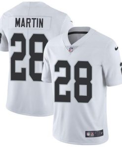 Nike Las Vegas Raiders #28 Doug Martin White Men's Stitched NFL Vapor Untouchable Limited Jersey Men's