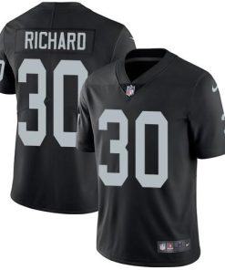 Nike Las Vegas Raiders #30 Jalen Richard Black Team Color Men's Stitched NFL Vapor Untouchable Limited Jersey Men's