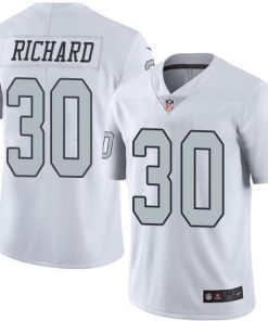 Nike Las Vegas Raiders #30 Jalen Richard White Men's Stitched NFL Limited Rush Jersey Men's